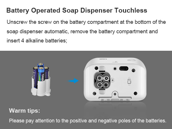 battery soap dispenser touchless