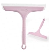 LTLUTU Multifunctional Pale Pink Silicone Squeegee,Squeegee for Shower Glass Door, Ergonomic Hand...