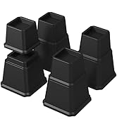 Napnapday Furniture Bed Risers Heavy Duty in Adjustable Heights of 8, 5 or 3 Inches Bed Elevators...