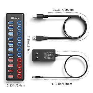 Individual LED On/Off Switches