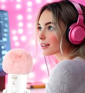 PhantAccy Pop Filter/Windscreen for Blue Yeti and Yeti Pro Microphones, Foam Mic Cover for Filter...