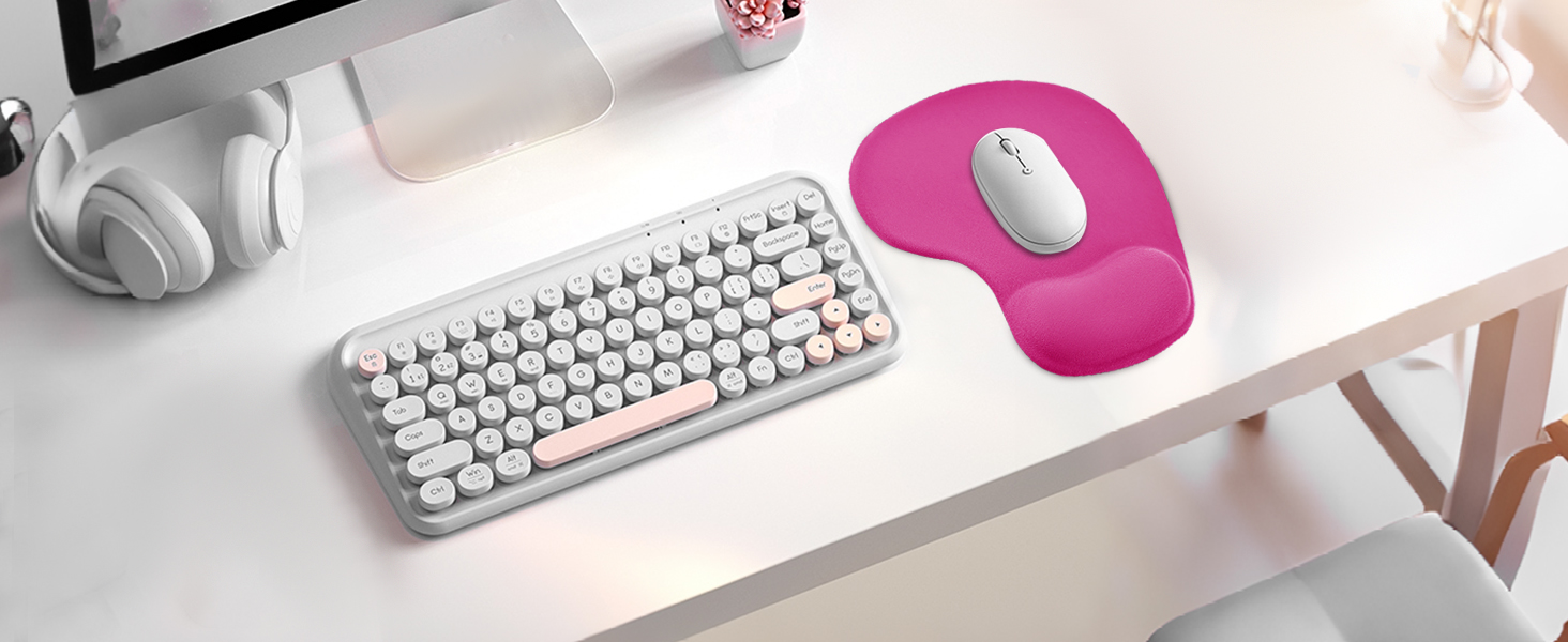 Mouse Pad with Wrist Rest Support