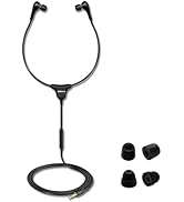SIMOLIO Stereo Headset with Mic, Light Weight Stethoscope Transcription Headset with Volume Contr...