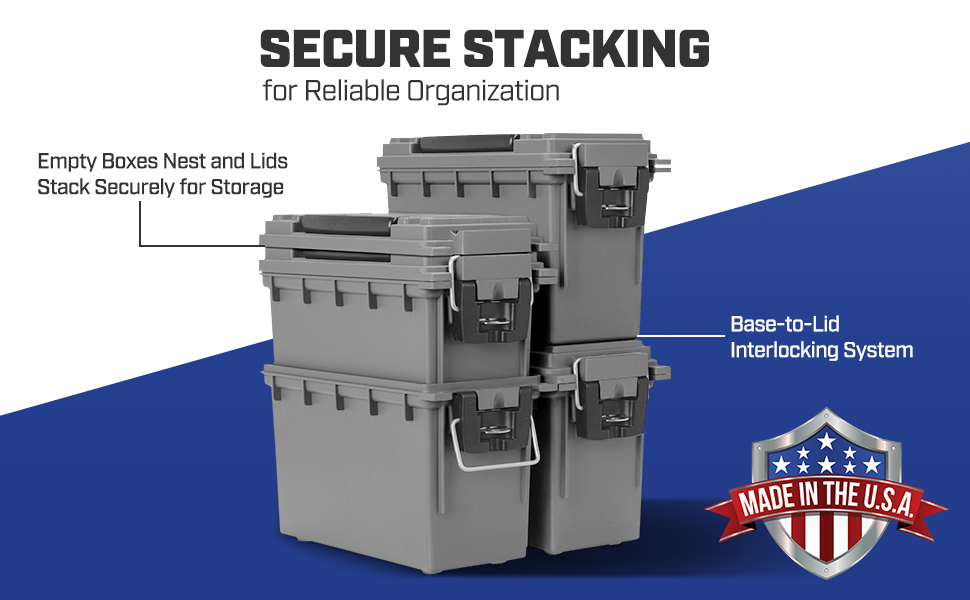 Secure stacking for reliable organization