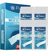 Teeth Whitening Strip 22 Treatments - Whitening Strips for Sensitive People, Fast Remove Smoking,...