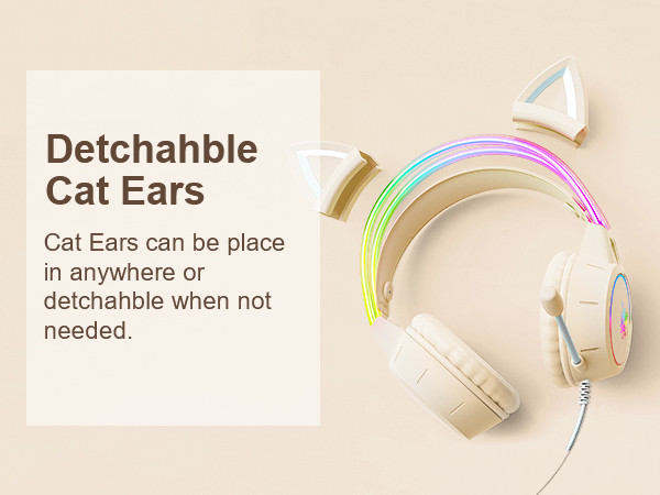 Cat ear headset