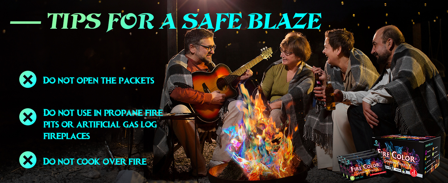 Fire Color Changing Packets