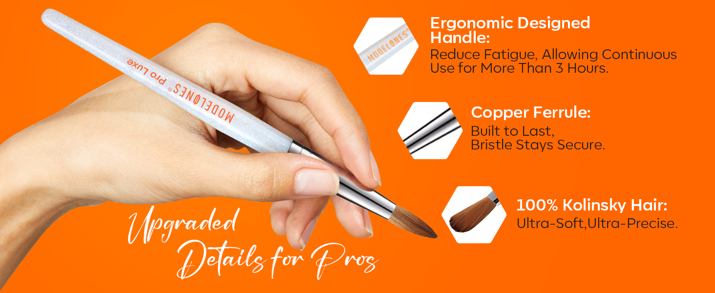 100% kolinsky acrylic nail brush