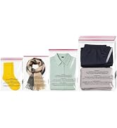 400 Counts Self Seal Clear Poly Bags with Suffocation Warning, 6x9" 8x10" 9x12" 11x14" Resealable...