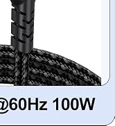 USB C Monitor Cable 6FT, 4K@60Hz Video Display, USB C 3.2 Gen 2x2 with 20Gbps High Speed Data Tra...
