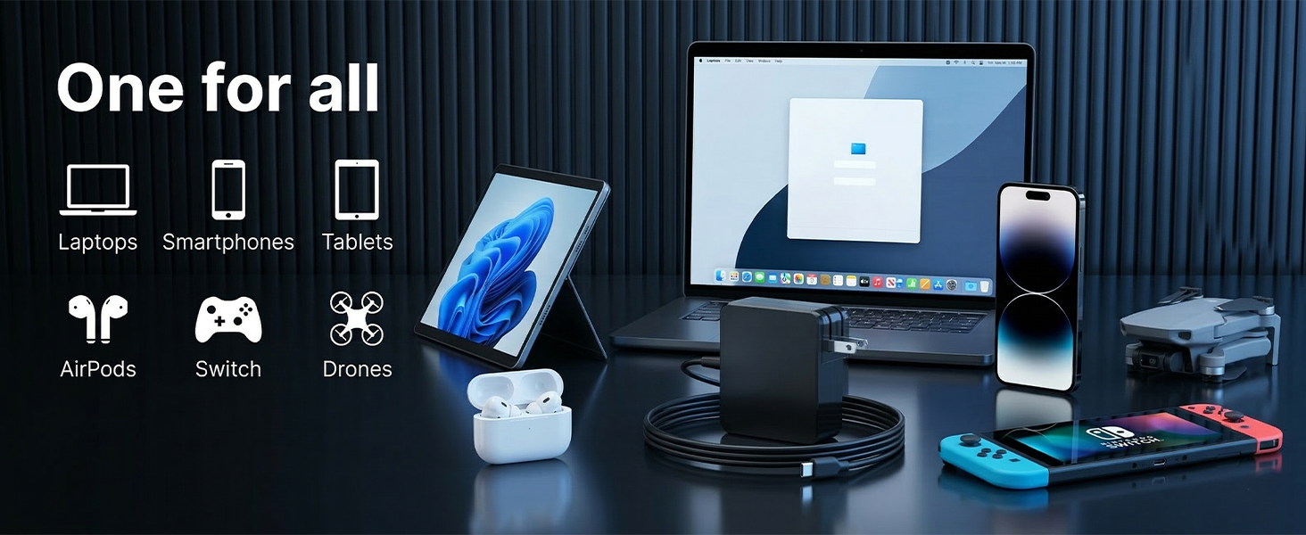 65w usb c laptop charger