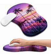 Basibutok Ergonomic Mouse Pad with Wrist Rest, Memory Foam Wrist Support for Carpal Tunnel Pain R...