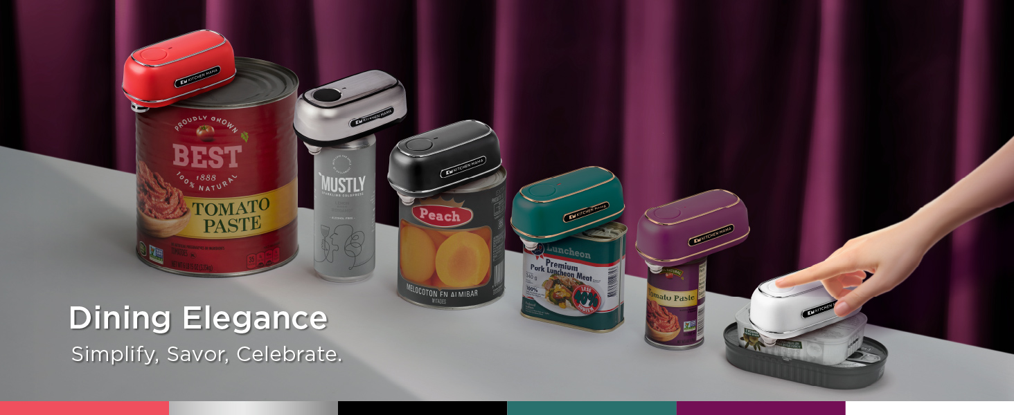 kitchen mama rechargeable can opener electric can opener usb rechargeable hands free smooth edge