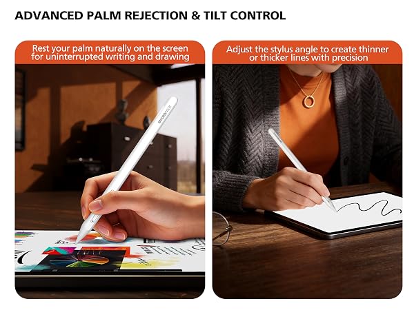 Advanced Palm Rejection & Tilt Control