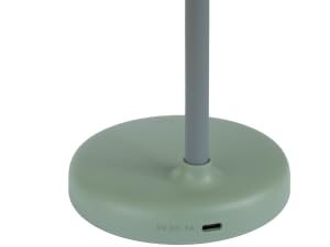 lamp base with charging port