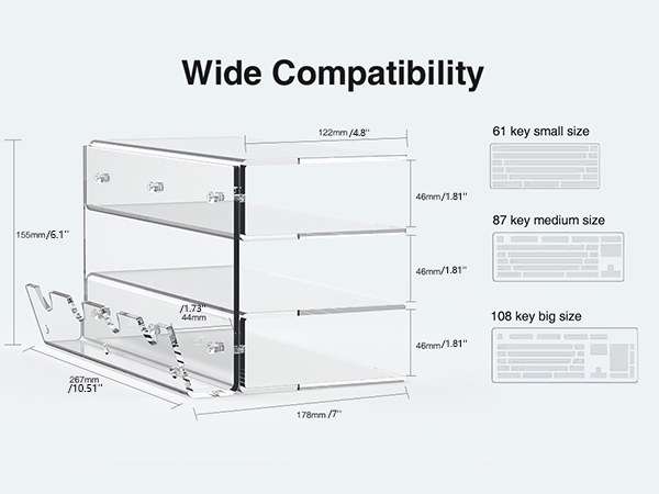 keyboard and mouse storage