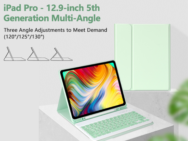 12 9 inch pro case 2020 keyboard 4th generation bluetooth 3rd 5th 2018 2021