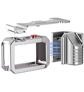 Leftfoto Action 6 Metal Cage with Grip Handle Set for DJI Osmo Action 6 Street Grip Kit Complete ...