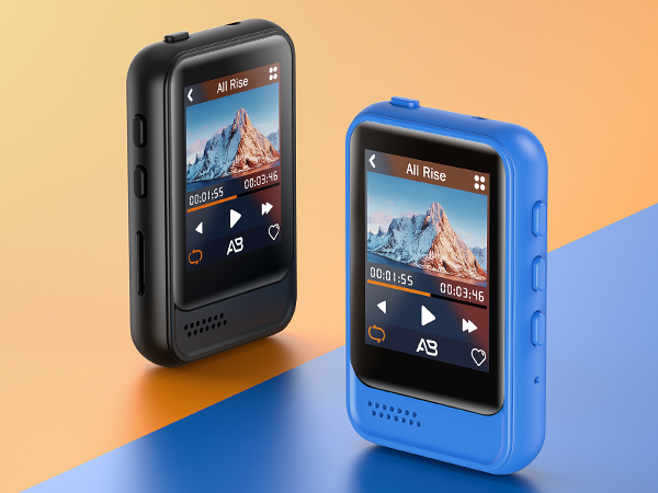 Music player with Black and Blue color