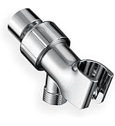 Adjustable Shower Arm,Handheld Shower Head Holder Brass Ball, Premium ABS Bracket 360Degree Rotat...