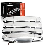 A-Premium - Exterior Door Handles Front Rear Driver Passenger - Compatible with 2007-2014 Chevy S...