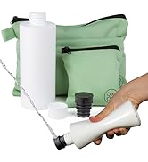 CuloClean Hygiene Bag for Hiking + Portable Travel Bidet portatil + Bottle. Personal Hygiene kit ...