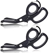 MEUUT 2 Pack Medical Scissors Trauma Shears with Carabiner design, 7.5