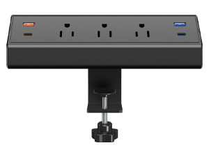 Desk Edge Mount Power Strip
