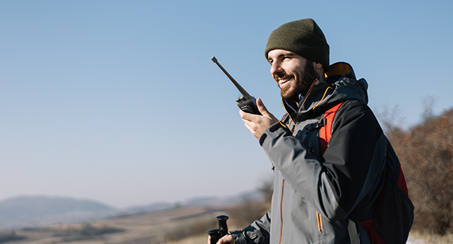 walkie talkies