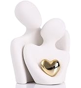 oliruim Couple Knick Knacks, Mini Couple in Love Ceramic Statue, Living Room Tv Cabinet Decor, Co...