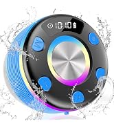 OYIB Bluetooth Shower Speaker, Portable Bluetooth Speaker 360° HD Sound, RGB Lights, FM Radio, IP...