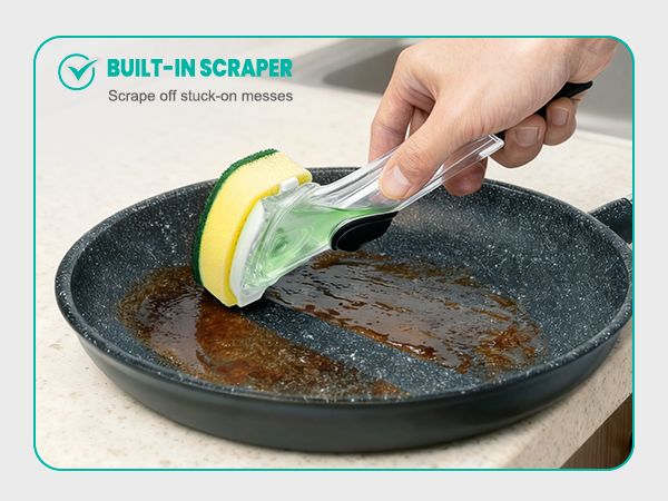 non scratch dish wand with handle cleaning soap control dishwand refills 6