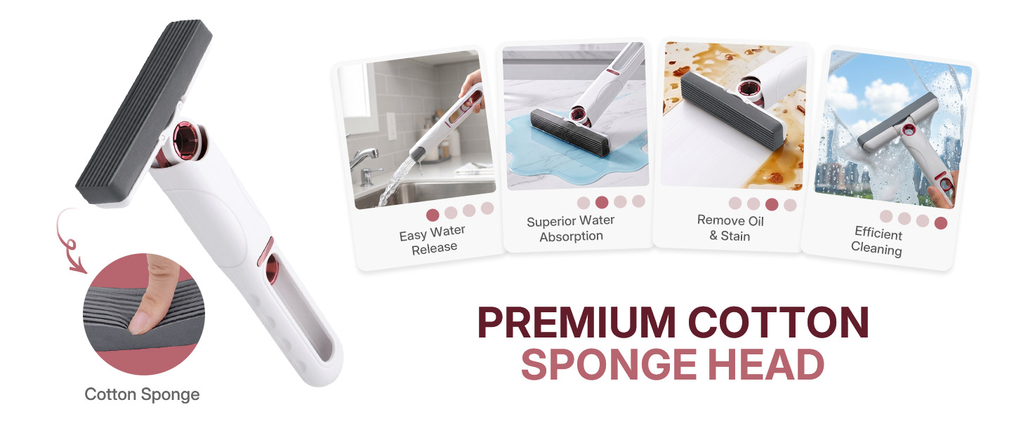 Premium Cotton Sponge Head