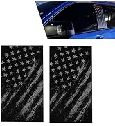 Opuweiy B Pillar Sticker, Car Door Pillar Decals, American Flag Decals for Trucks, 9.4x18" Self-a...