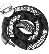 APECYC Bike Lock, 3/4/5/6FT Heavy Duty Anti Theft 5-Digit Combo Chain Lock | Resettable Combinati...