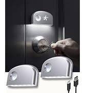 Keyhole Light, Battery Powered Motion Sensor Lights,Front Door Light Magnetic & Dimmable, 6500K S...