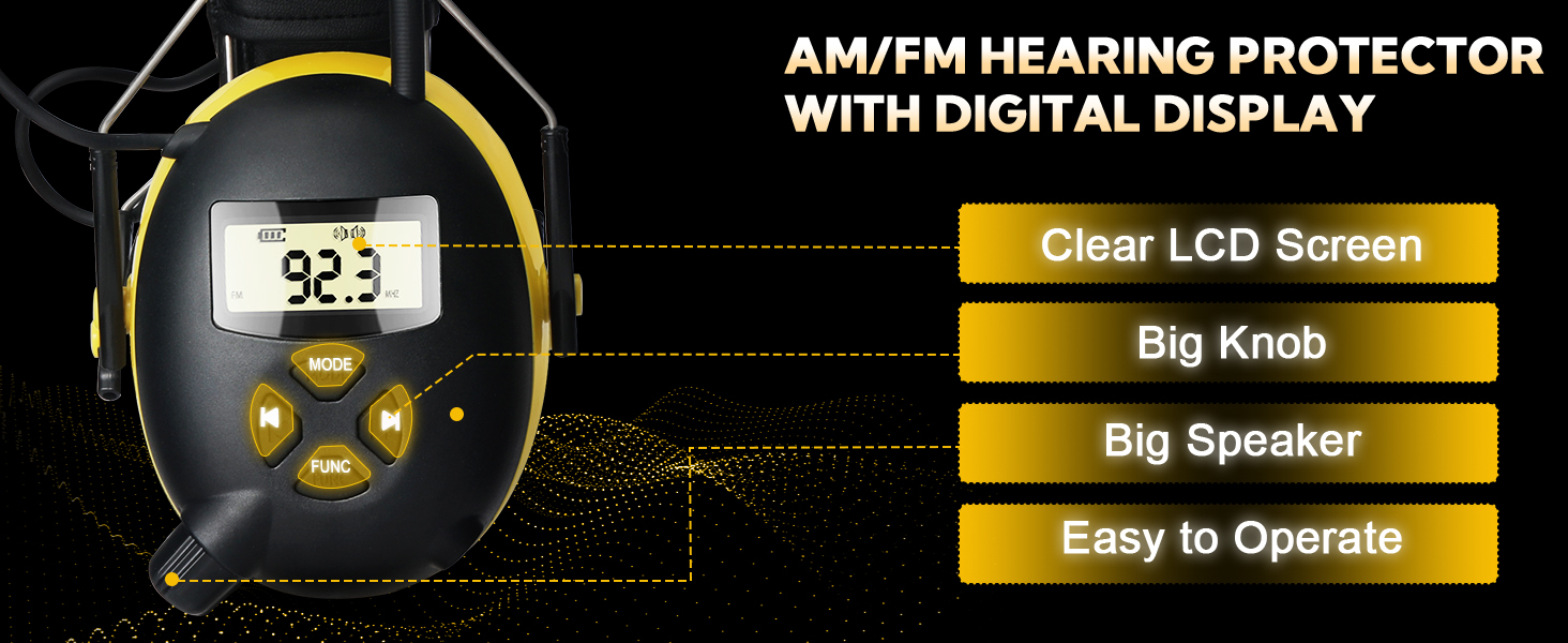 AM/FM Radio Headphones