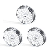 Phivan 3-1/2 Inch Commercial Sink Strainer - 304 Stainless Steel Clog-Free Drain Cover, Precision...