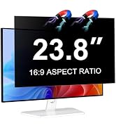 Magnetic 23.8 Inch Monitor Privacy Screen for 16:9 Aspect Ratio Widescreen Computer, Anti Glare B...