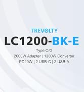 2000W Travel Adapter