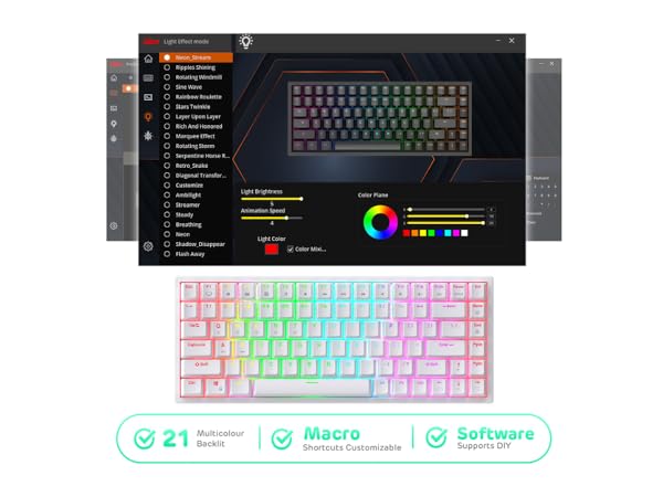 Bluetooth 2.4G mechanical wireless wired BT gaming TKL small portable 80% 65% 60% 70% 60 percent