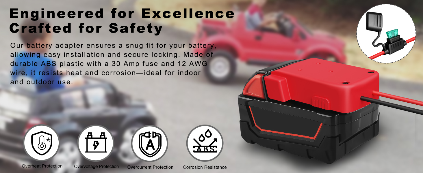 milwaukee power wheels adapter