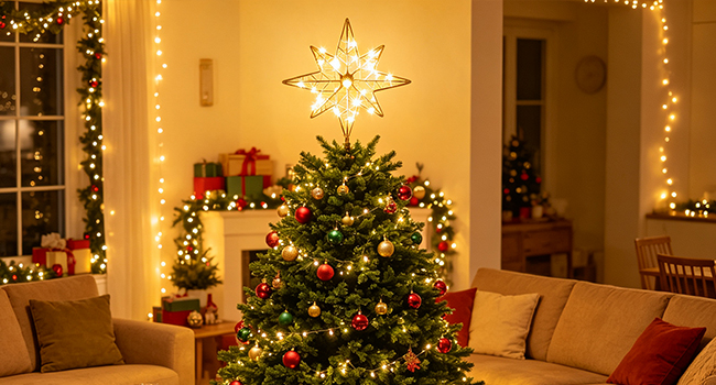 Christmas Star Tree Topper