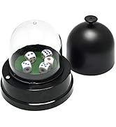 Gikfun Automatic Lucky Dice Roller Cup Set with 5 Dices for Family Friends Party Games EK1883