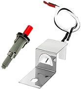 Lemfema 80462 Push Button Piezo Igniter Kit Replacement for Weber Q100 and Q200 Gas Grills