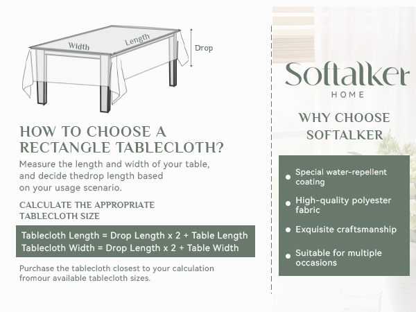 table cloth rectangle table