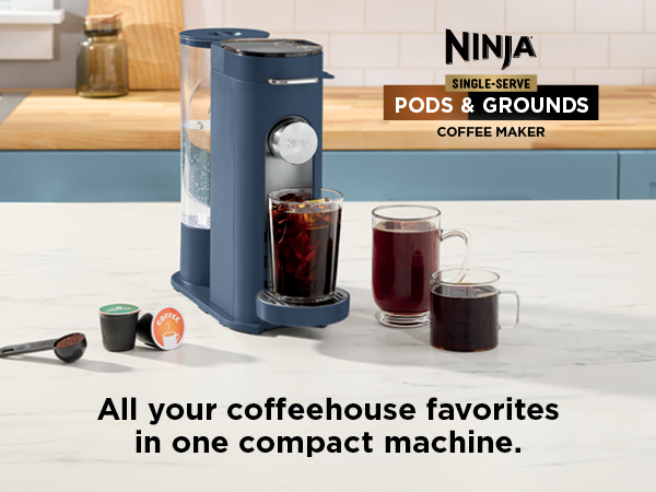All your coffeehouse favorites in one compact machine.