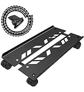 Seloom Computer Tower Stand, Adjustable Mobile PC Stand, Heavy-Duty PC Tower Stand with Rolling C...