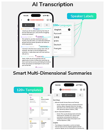 ai voice recorder with transcription