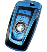 Creativity Suitable for BMW Key fob Cover. Advanced Soft TPU Key Box is Compatible with X1 X3 X4 ...